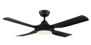 Eglo Bondi 52" (1320mm) ABS Indoor/Outdoor Ceiling Fan with 20W CCT LED Light Black by Eglo, a Ceiling Fans for sale on Style Sourcebook