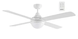 Martec Link 48" Ceiling Fan with 2 x E27 Light and Remote White by Martec, a Ceiling Fans for sale on Style Sourcebook