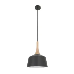 CLA Nordic Small 1 Light Angled Dome Pendant Light (E27) Black by Compact Lamps Australia, a Pendant Lighting for sale on Style Sourcebook