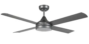 Eglo Stradbroke 52" DC ABS Indoor/Outdoor Ceiling Fan with 20W CCT LED Light Titanium by Eglo, a Ceiling Fans for sale on Style Sourcebook