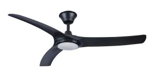 Hunter Pacific Aqua 2 70" IP66 DC Ceiling Fan with 18W Dimmable CCT LED Light Black by Hunter Pacific, a Ceiling Fans for sale on Style Sourcebook