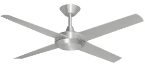 Hunter Pacific Concept 52" Indoor/Outdoor AC Ceiling Fan Brushed Aluminium by Hunter Pacific, a Ceiling Fans for sale on Style Sourcebook