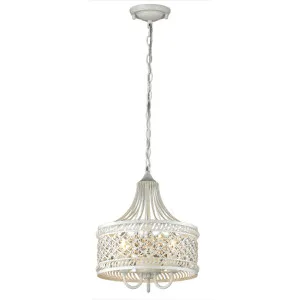 White Evertop Chandelier Pendant Medium by Evertop, a Chandeliers for sale on Style Sourcebook