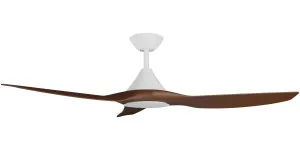 Calibo Smart CloudFan 48" (1220mm) ABS Energy Efficient DC Ceiling Cloud Fan and Remote White & Koa by Calibo, a Ceiling Fans for sale on Style Sourcebook