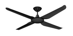 Domus Motion 52" Coastal Indoor/Outdoor Ceiling Fan with Remote Black by Domus, a Ceiling Fans for sale on Style Sourcebook