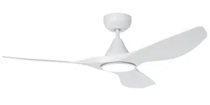 Eglo Surf 52" ABS DC Ceiling Fan with 20W CCT LED Light White by Eglo, a Ceiling Fans for sale on Style Sourcebook