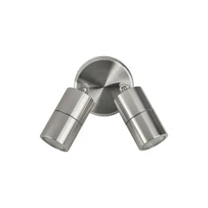 Havit Mini Tivah Double Adjustable Wall Pillar Light MR11 316 Stainless Steel by Havit, a Outdoor Lighting for sale on Style Sourcebook