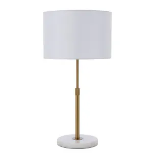 Telbix Placin Adjustable Table Lamp (E27) Antique Gold by Telbix, a Table & Bedside Lamps for sale on Style Sourcebook