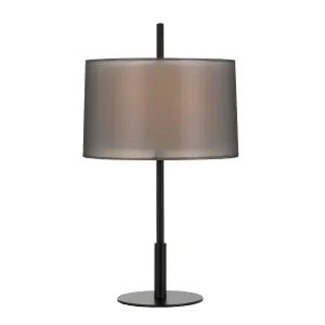 Telbix Vale Table Lamp (E27) Black by Telbix, a Table & Bedside Lamps for sale on Style Sourcebook