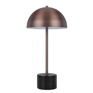 Telbix Domez Table Lamp (E27) Bronze by Telbix, a Table & Bedside Lamps for sale on Style Sourcebook