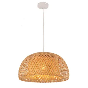 CLA Canasta Bamboo Pendant (E27) Large by Compact Lamps Australia, a Pendant Lighting for sale on Style Sourcebook