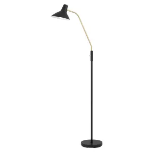 Telbix Farbon Floor Lamp (E27) Black by Telbix, a Floor Lamps for sale on Style Sourcebook