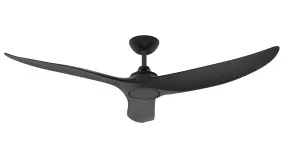 Hunter Pacific Evolve 60" (1520mm) EC/DC Indoor/Outdoor Ceiling Fan with Remote Black by Hunter Pacific, a Ceiling Fans for sale on Style Sourcebook