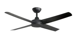 ThreeSixty Ambience 48" DC Ceiling Fan with 8W Uplight and Remote Black by ThreeSixty, a Ceiling Fans for sale on Style Sourcebook