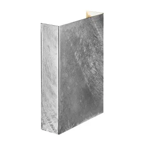 Nordlux Fold 15 IP54 Up/Down Wall Light Galvanised by Nordlux, a Outdoor Lighting for sale on Style Sourcebook