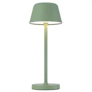 Telbix Briana Rechargeable LED Table Lamp Green by Telbix, a Table & Bedside Lamps for sale on Style Sourcebook