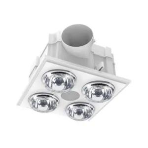 Nora Living Maxim 3 in 1 Bathroom Exhaust Quad by Nora Living, a Exhaust Fans for sale on Style Sourcebook