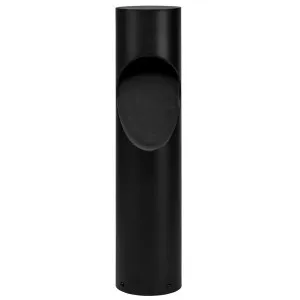 Havit Fedor Aluminium Black Round Bollard Light 240V Small by Havit, a Outdoor Lighting for sale on Style Sourcebook