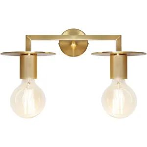 Cougar Inka 2 Light Wall Light Gold by Cougar, a Outdoor Lighting for sale on Style Sourcebook