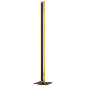 Telbix Serano II Warm White Dimmable LED Floor Lamp Gold by Telbix, a Floor Lamps for sale on Style Sourcebook