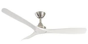 ThreeSixty 60" Spitfire DC Ceiling Fan with Brushed Nickel Motor & Remote White Wash Blades by ThreeSixty, a Ceiling Fans for sale on Style Sourcebook