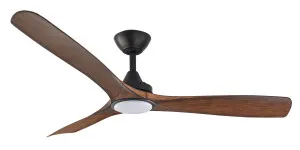 ThreeSixty 60" Spitfire DC Ceiling Fan with Black Motor and 18W CCT LED Light Koa Blades by ThreeSixty, a Ceiling Fans for sale on Style Sourcebook