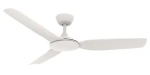 Martec Smart Viper 52" DC 3 Bladed Ceiling Fan With Remote White by Martec, a Ceiling Fans for sale on Style Sourcebook