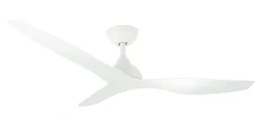 Martec Smart Avoca 48" DC 3 Bladed Ceiling Fan With Remote Matt White by Martec, a Ceiling Fans for sale on Style Sourcebook