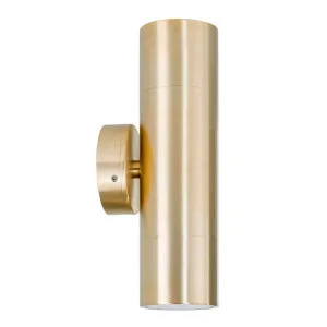 Havit Tivah Solid Brass Up/Down Wall Pillar Light IP65 2x GU10 Tricolour by Havit, a Outdoor Lighting for sale on Style Sourcebook