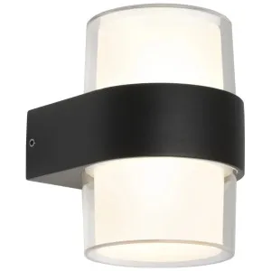 Cougar Otara 2 Light CCT LED Exterior Wall Light Black by Cougar, a Outdoor Lighting for sale on Style Sourcebook