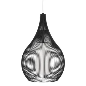 Eglo Razoni 1 Pendant Light Black by Eglo, a Pendant Lighting for sale on Style Sourcebook