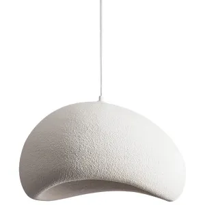 Calibo White Cardinal 1 Light Pendant Light Medium by Calibo, a Pendant Lighting for sale on Style Sourcebook