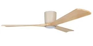 Fanco Gaia 54" DC Ceiling Fan with 22W Dimmable CCT LED Light and Remote Natural Timber by Fanco, a Ceiling Fans for sale on Style Sourcebook