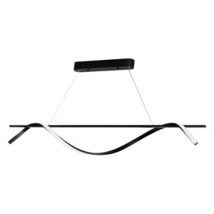 Black Vencha Swirl Modern LED Pendant Light Small - Daylight by Vencha, a Pendant Lighting for sale on Style Sourcebook