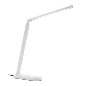 Republic 7W LED Dimmable Touch Lamp With a USB Port White by Mercator, a LED Lighting for sale on Style Sourcebook