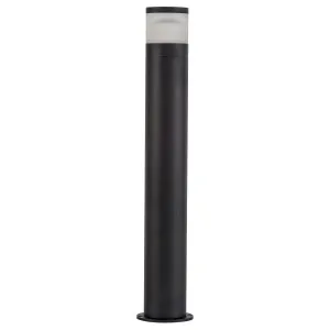 Matte Black Highlite inbuilt LED Bollard Light 240V Tri-Colour by Havit, a Outdoor Lighting for sale on Style Sourcebook