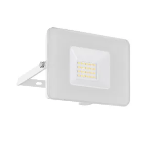 White Eglo Faedo 3 IP65 LED Flood Light With Plug 20W by Eglo, a LED Lighting for sale on Style Sourcebook