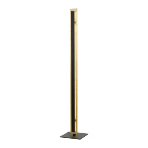 Telbix Serano 30W Dimmable LED Floor Lamp Gold by Telbix, a LED Lighting for sale on Style Sourcebook