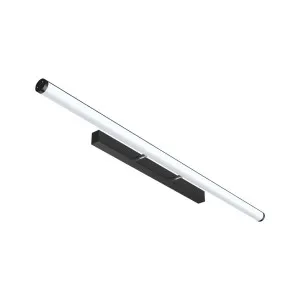 Domus Mirror 20 Tri-Colour LED Tubular Vanity Light Black by Domus, a LED Lighting for sale on Style Sourcebook