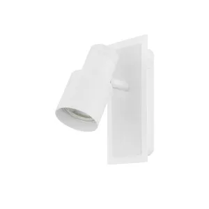 Eglo Davida 2 White Adjustable LED GU10 Spotlight 1 Light   Switch by Eglo, a LED Lighting for sale on Style Sourcebook