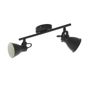 Eglo Seras 2 Black LED Indoor Spot Light (GU10) 2 Light by Eglo, a Spotlights for sale on Style Sourcebook