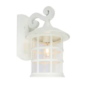 1 Light Cougar White Coventry Lantern Style Wall Light IP43 Large by Cougar, a Outdoor Lighting for sale on Style Sourcebook