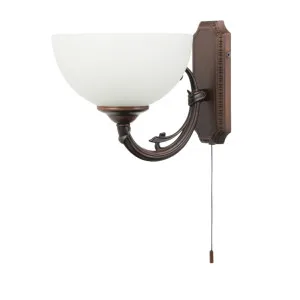 Eglo Savoy Antique Wall Light (E14) 1 Light by Eglo, a Wall Lighting for sale on Style Sourcebook