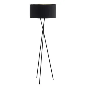 Eglo Fondachelli Floor Lamp (E27) Black by Eglo, a Floor Lamps for sale on Style Sourcebook