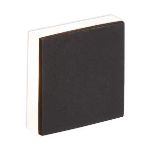 Mercator Cyrus Interior 3W Square Step Light Matte Black by Mercator, a Wall Lighting for sale on Style Sourcebook