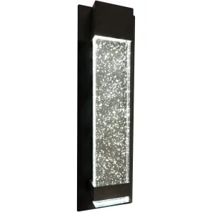 Calibo Coot Bubble Glass 400mm LED Exterior Wall Light Black by Calibo, a Wall Lighting for sale on Style Sourcebook