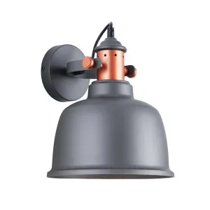 CLA Alta Bell Adjustable Wall Light (E27) Grey by Compact Lamps Australia, a Wall Lighting for sale on Style Sourcebook