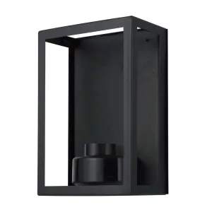 Black Martec Vancouver Exterior Wall Light IP44 (E27) Small by Martec, a Wall Lighting for sale on Style Sourcebook