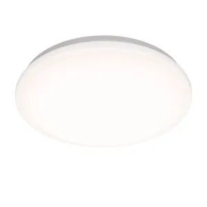 Mercator Ikuu Smart WiFi Nikola 22W CCT LED Ceiling Oyster Light IP44 White by Mercator, a Lighting for sale on Style Sourcebook