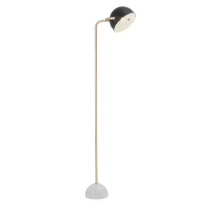 Mercator Ainsley Modern Floor Lamp (E27) Matte Black & Marble by Mercator, a Floor Lamps for sale on Style Sourcebook